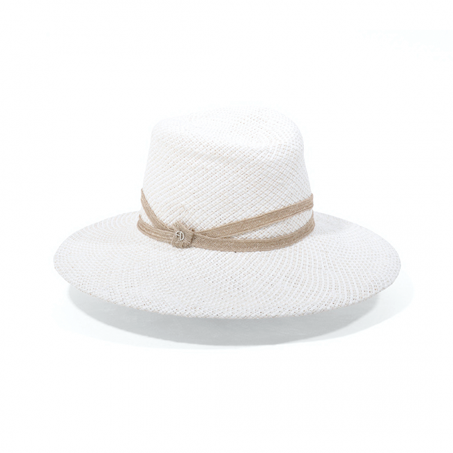 Sun Off white Panama Hat - Maison Fabienne Delvigne - Spigy