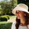 Fabienne Delvigne - Chapeau cloche - Audrey - Beige