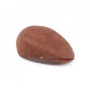 Casquette en paille caramel