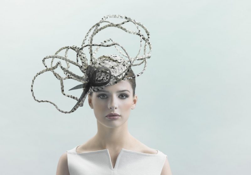 Aerated Bibi Spectacular and light couture hat