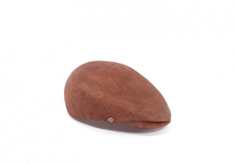 Brown straw cap