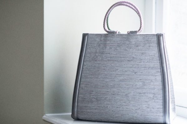 Grey handbag