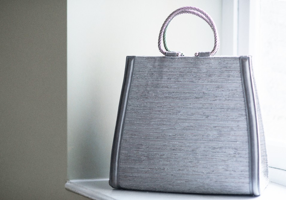 Grey handbag