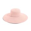 Fabienne Delvigne - Chapeau capeline - Gladys - Rose 2