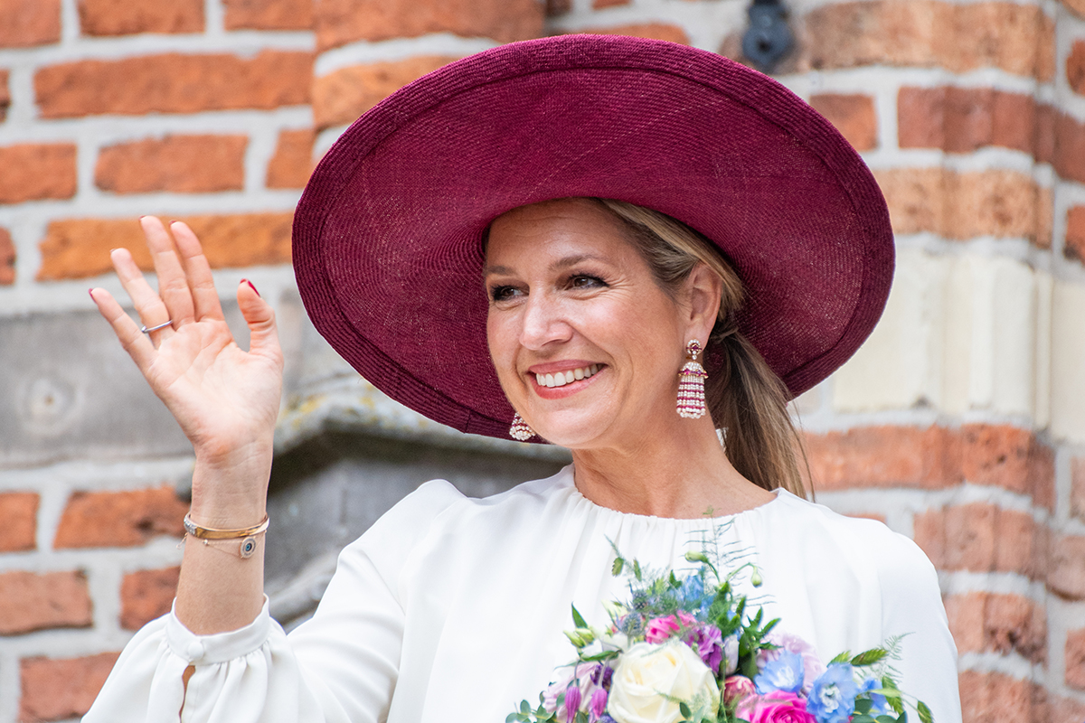 Fabienne Delvigne- Reine Máxima- Chapeau Santana