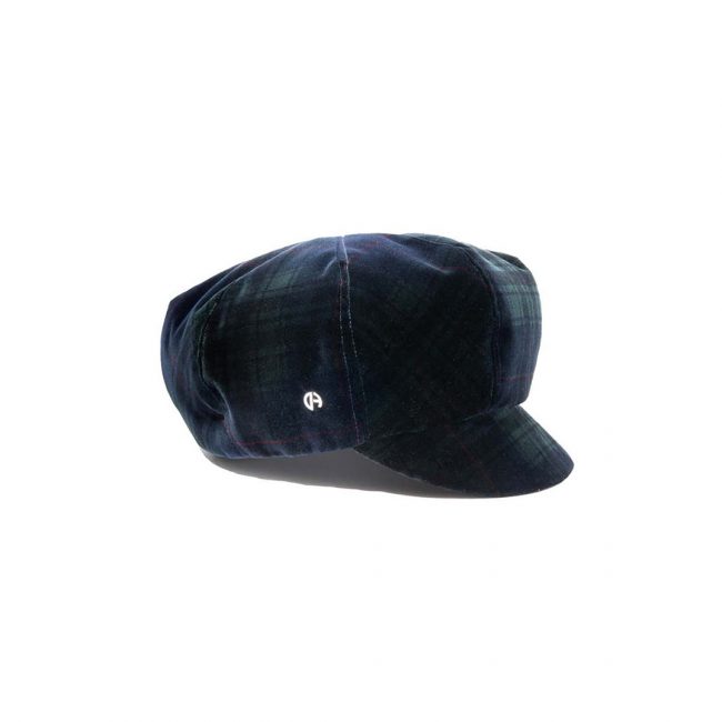 casquette souple en velours