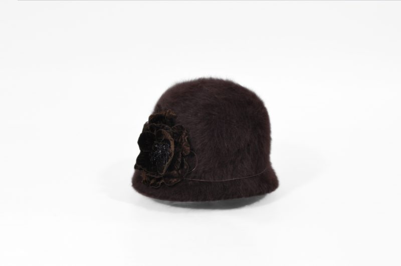 Petit chapeau cloche en angora