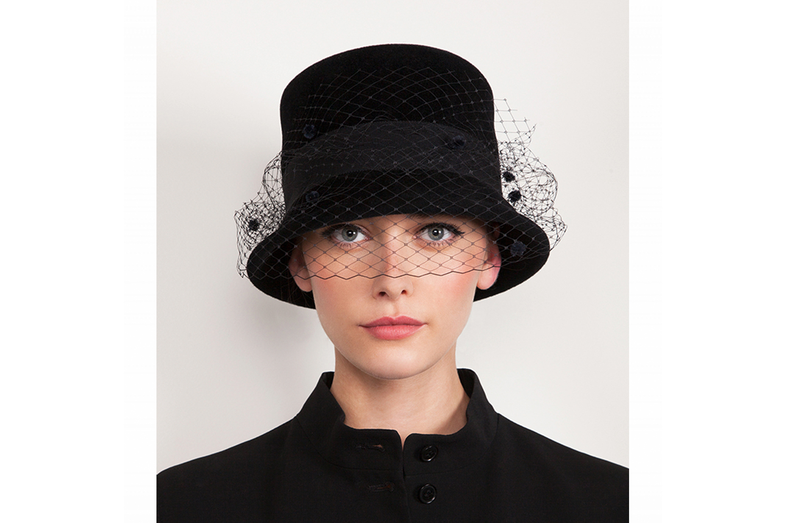 Fabienne Delvigne Bell Hat Josephine Black