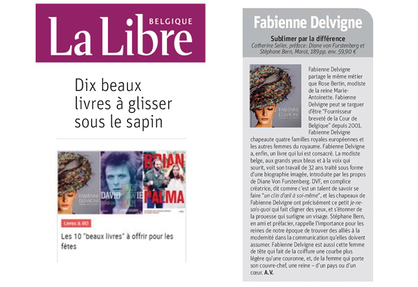 Fabienne-Delvigne-La Libre - Dix beaux livres à glisser sous le sapin news