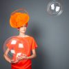 Maison Fabienne Delvigne- Space hoed-Saturne Orange