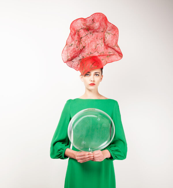 Contrasting Couture Hat