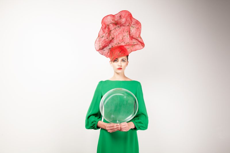 Contrasting Couture Hat