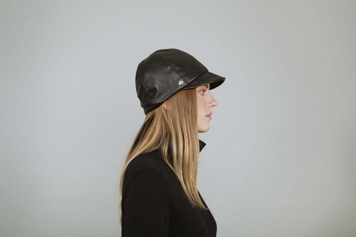 Casquette en cuir vegan - Darie - Maison Fabienne Delvigne