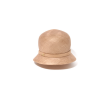 Natural straw cloche hat summer