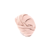 turban naturel coton - collection caring hat - collection casual - turabnt rose poudré - réalisation maison fabienne delvigne
