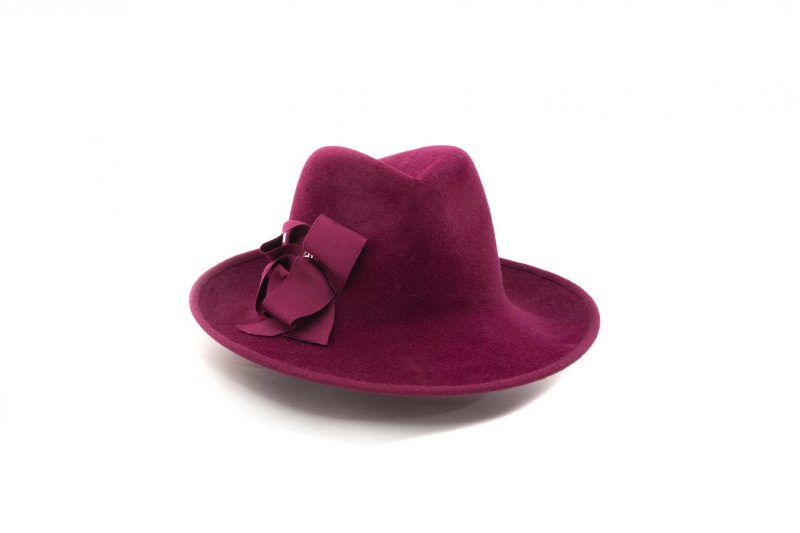 Fabienne Delvigne-Fedora in velvet felt