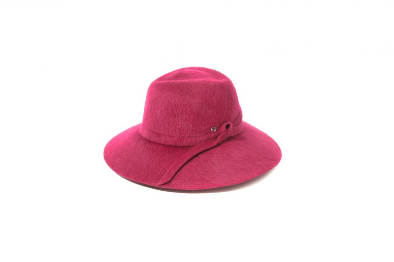 Chapeau Capeline Malia-Framboise Feutre Velours FabienneDelvigne-LD-PS