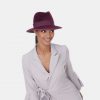 Chapeau-Fedora-Felucci-Feutre-Velours-Bordeaux-Fabienne Delvigne-LR-P1