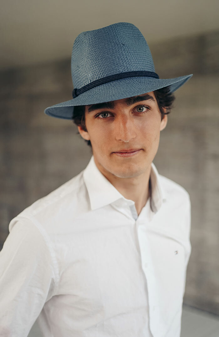 Fabienne Delvigne - Chapeau Alex - Bleu - FR