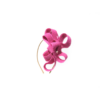 Anastasia hoofdband met strik - rose fuchsia - Maison Fabienne Delvigne