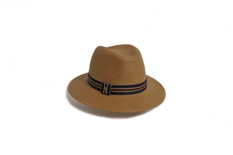 Fabienne Delvigne - fedora straw hat - Bruno - Camel