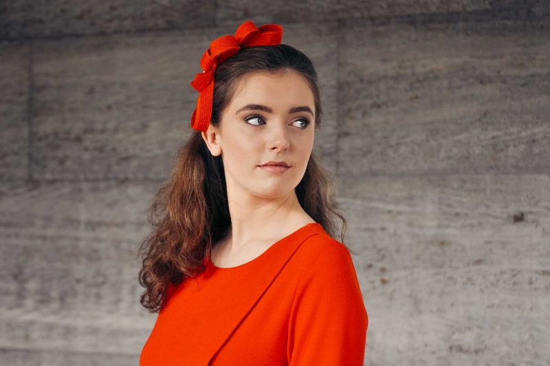 Fabienne Delvigne - Serre-tête Anastasia - Orange - FR