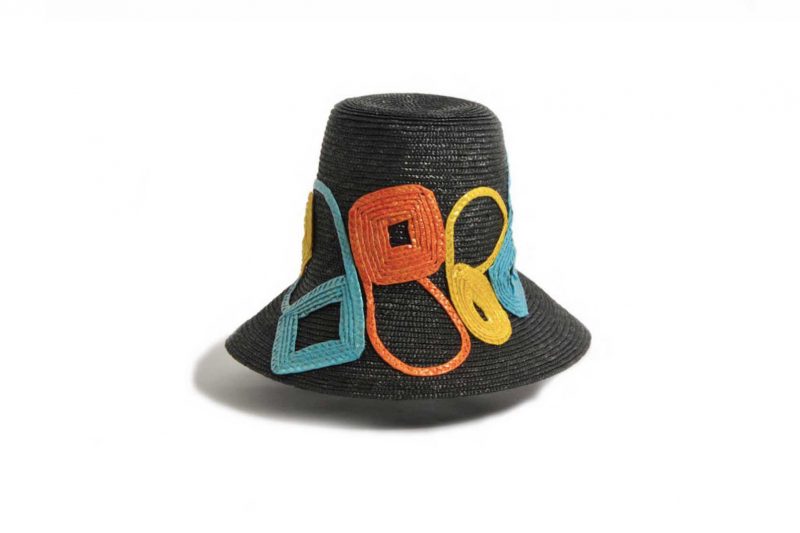 Original cloche hat - Micaela Hat - Maison fabienne delvigne - straw - black