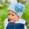 Fabienne Delvigne - Hat Candy - Blue flower blue - FR