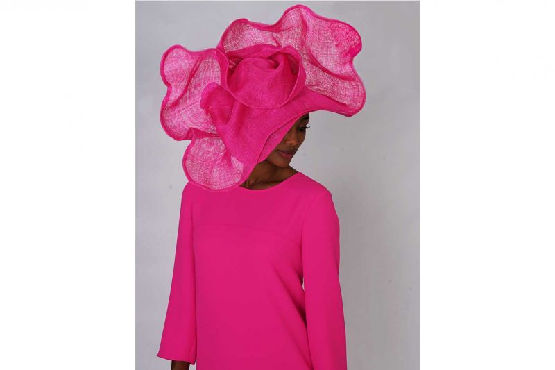 Fabienne Delvigne - Chapeau Odalia - Fushia - FR