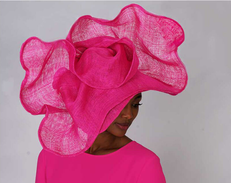 Fabienne Delvigne - Chapeau Odalia - Fushia - FR