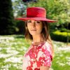 Fabienne Delvigne - Chapeau Canotier - Rouge