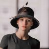 Fabienne Delvigne - Chinaty Gris - Chapeau cloche - Gris