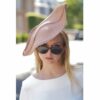 Leafly - nude - delicate hat - Maison Fabienne Delvigne