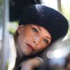 Chapka hat black in angora "Anna K"