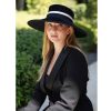 Velvet felt Hepburn Hat