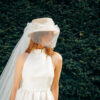 Charlotina - bridal hat - Maison Fabienne Delvigne