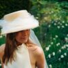 Charlotina - chapeau mariée - Maison Fabienne Delvigne