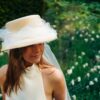 Charlotina - bridal hat - Maison Fabienne Delvigne