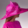 Fuchsia wide brim - Abélia - Maison Fabienne Delvigne