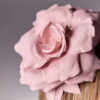 Headband with flower- Pink Althea-Maison Fabienne Delvigne