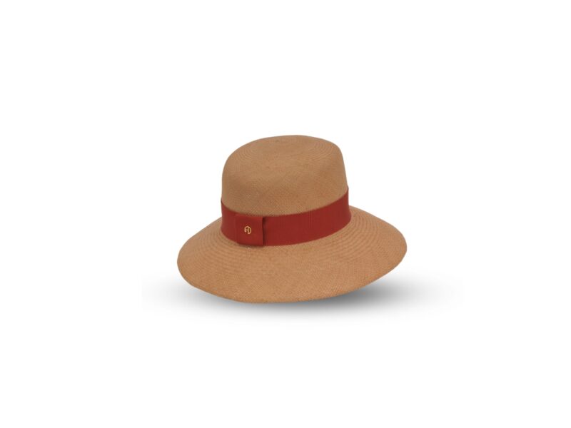 chapeau soleil - Fraline - caramel - Maison Fabienne Delvigne