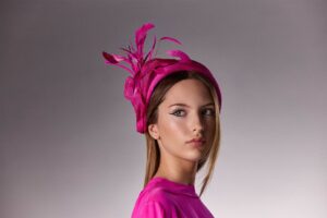 Veren hoofdband-Roselin - Fushia - Maison Fabienne Delvigne