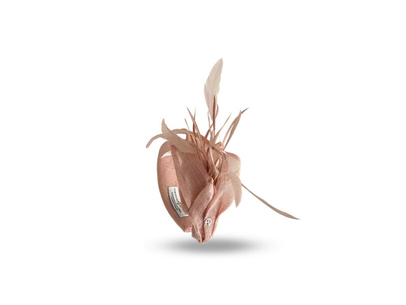 Feathered Headband - Roselin - Light Pink - Maison Fabienne Delvigne