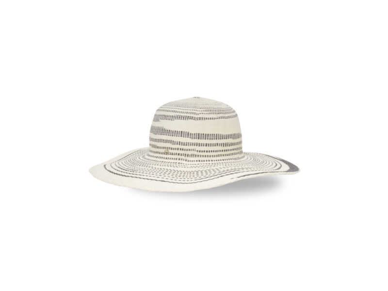 Chapeau Panama - Turin - Noir et Blanc - Maison Fabienne Delvigne