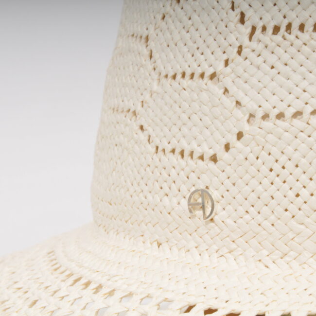panama hat - Milano Focus - white - Maison Fabienne Delvigne