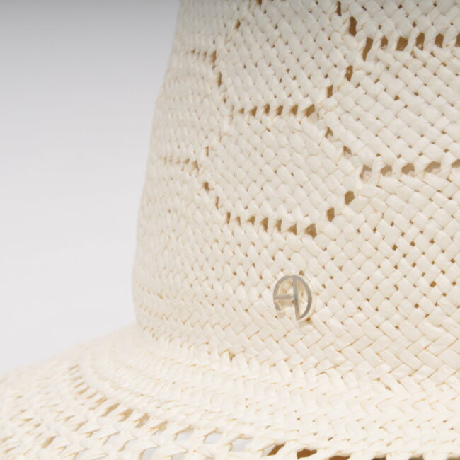 panama hat - Milano - white - Maison Fabienne Delvigne