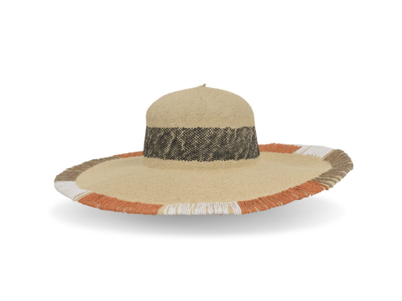 chapeau panama - Sienne - naturel - Maison Fabienne Delvigne