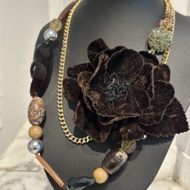 collier brun Maison Fabienne Delvigne - collection de bijoux