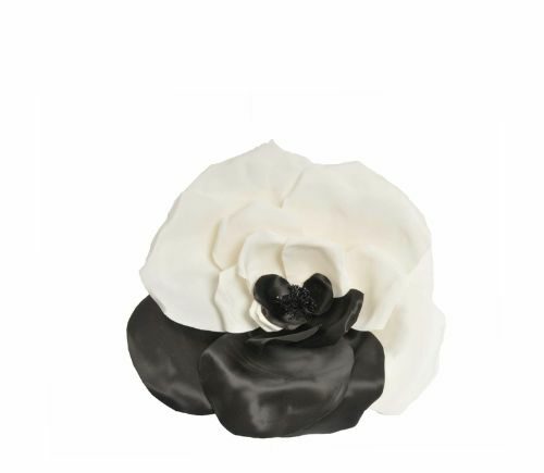 Grande fleur Camélia Noir Maison Fabienne Delvigne