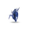 Serre-tête à plumes - Roselin - Bleu Electrique - Maison Fabienne Delvigne